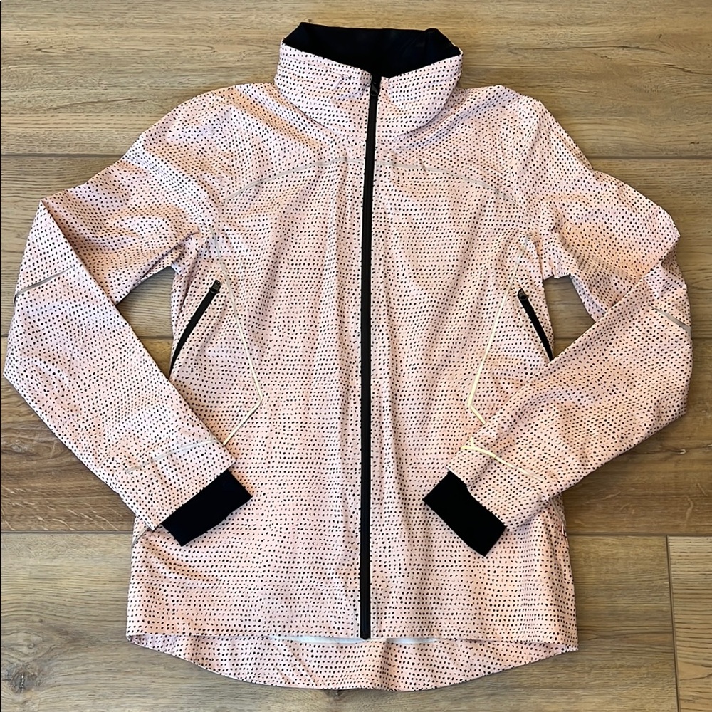 Lululemon Pink & Black Poka Dot Jacket